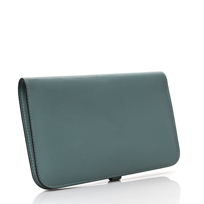 Hermes Evercolor Dogon Duo Wallet Ciel 4 of 9