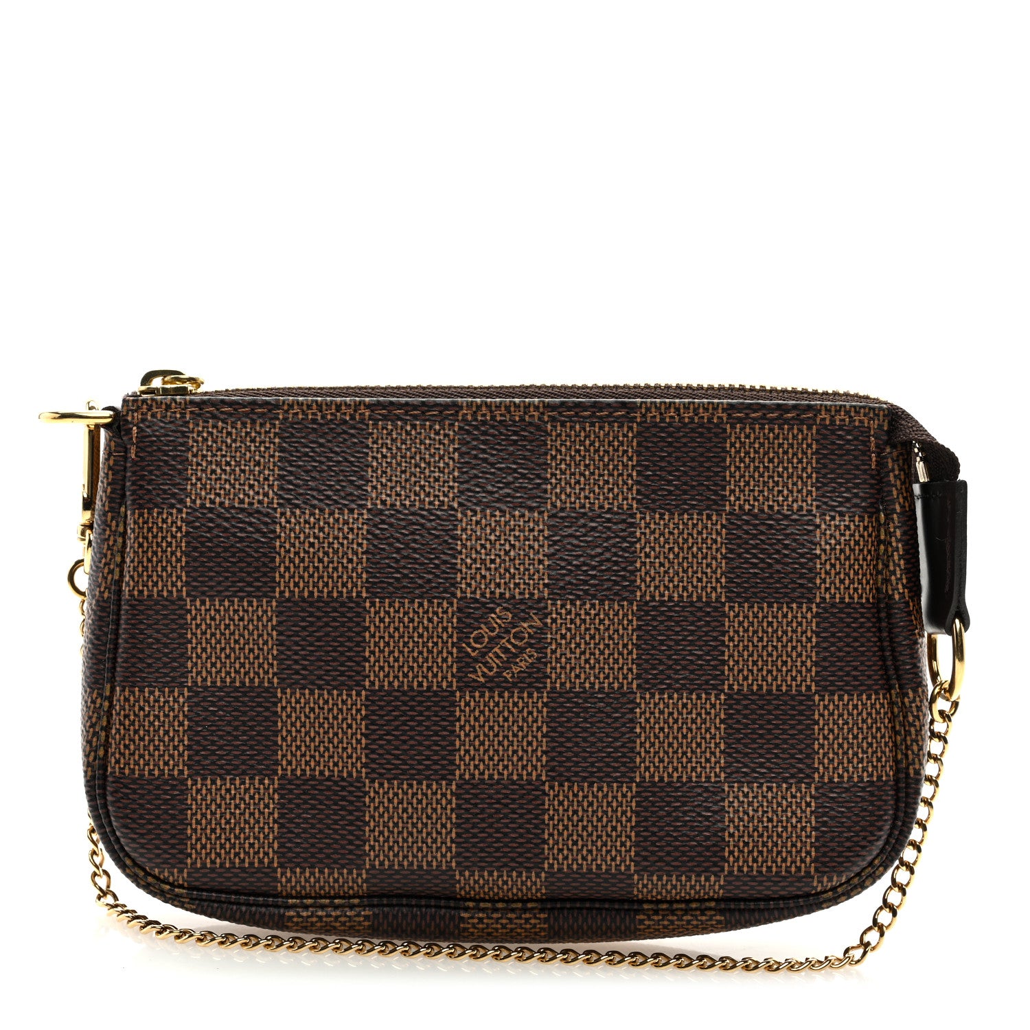 Louis Vuitton LOUIS VUITTON Damier Ebene Mini Pochette Accessories 1 of 8