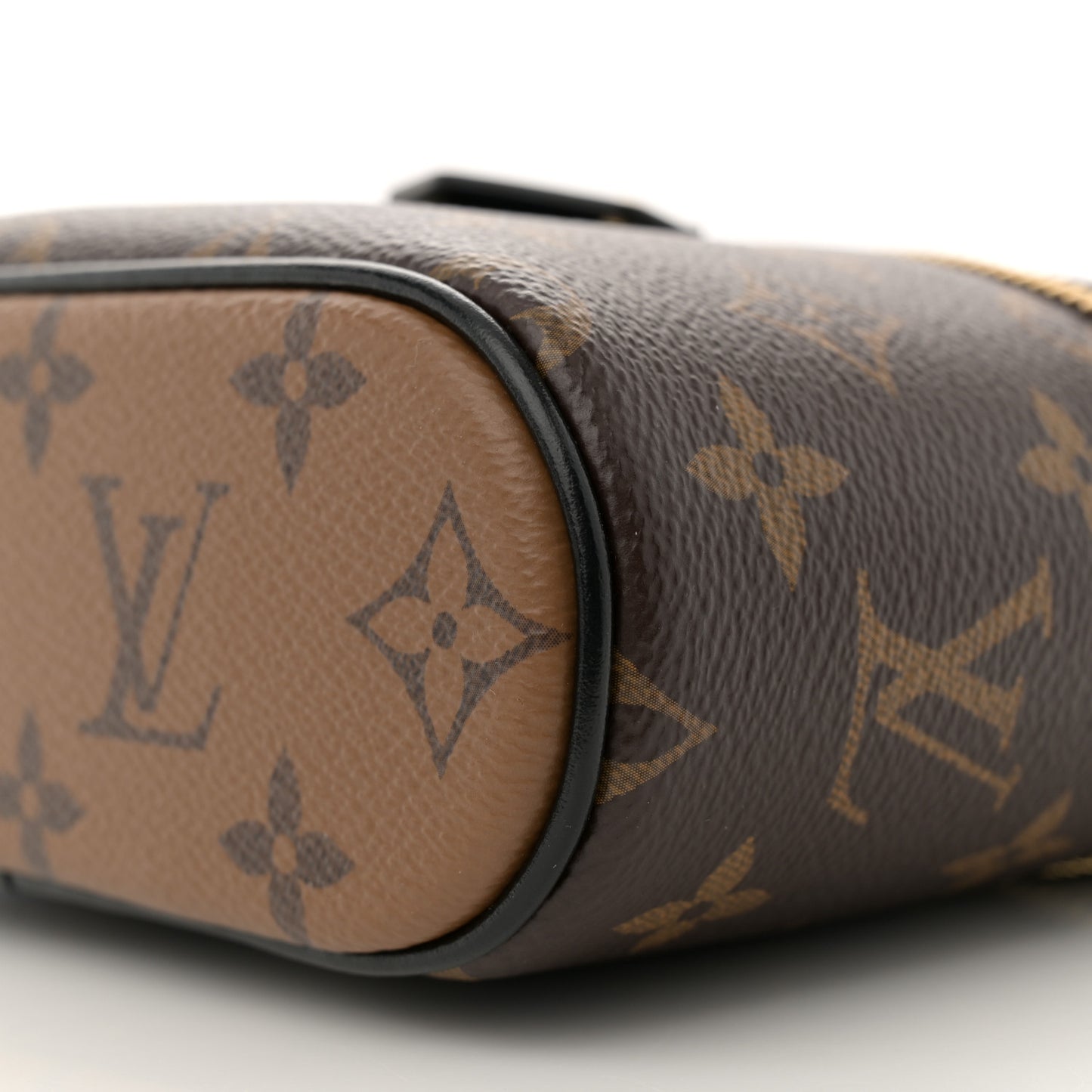 Reverse Monogram Vanity Chain Pouch