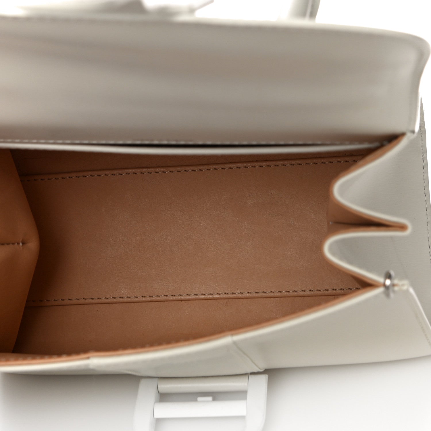 Delvaux Box Calfskin Mini Brillant Satchel Ivory 5 of 13