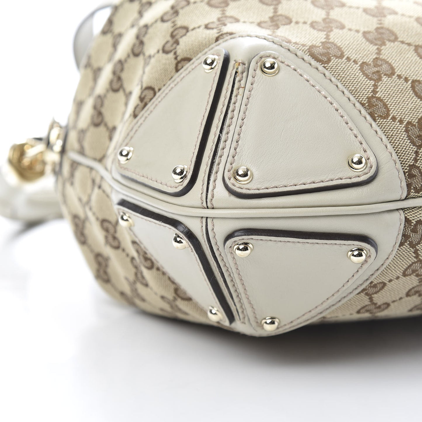 Monogram Medium Indy Top Handle Bag Off White