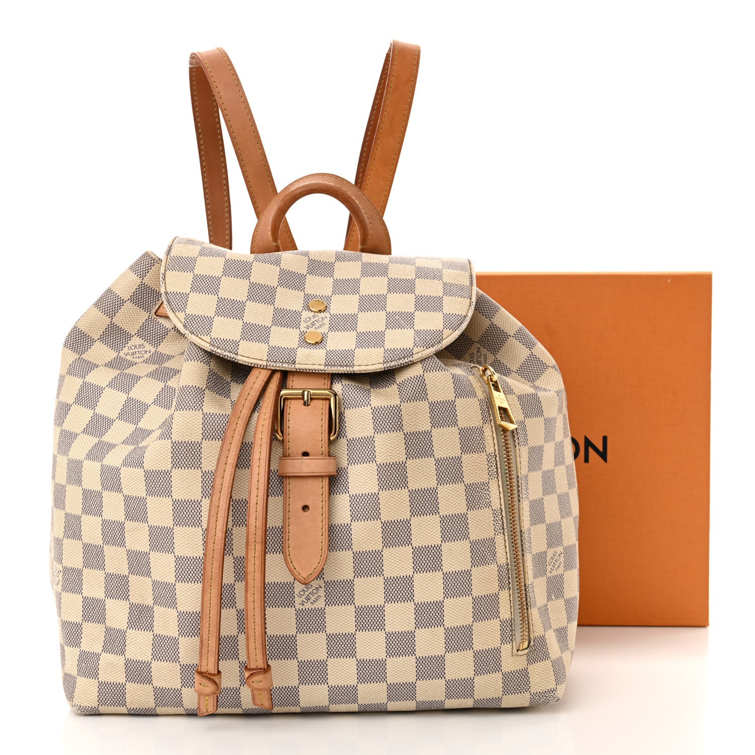 Louis Vuitton Damier Azur Sperone Backpack 19 of 19