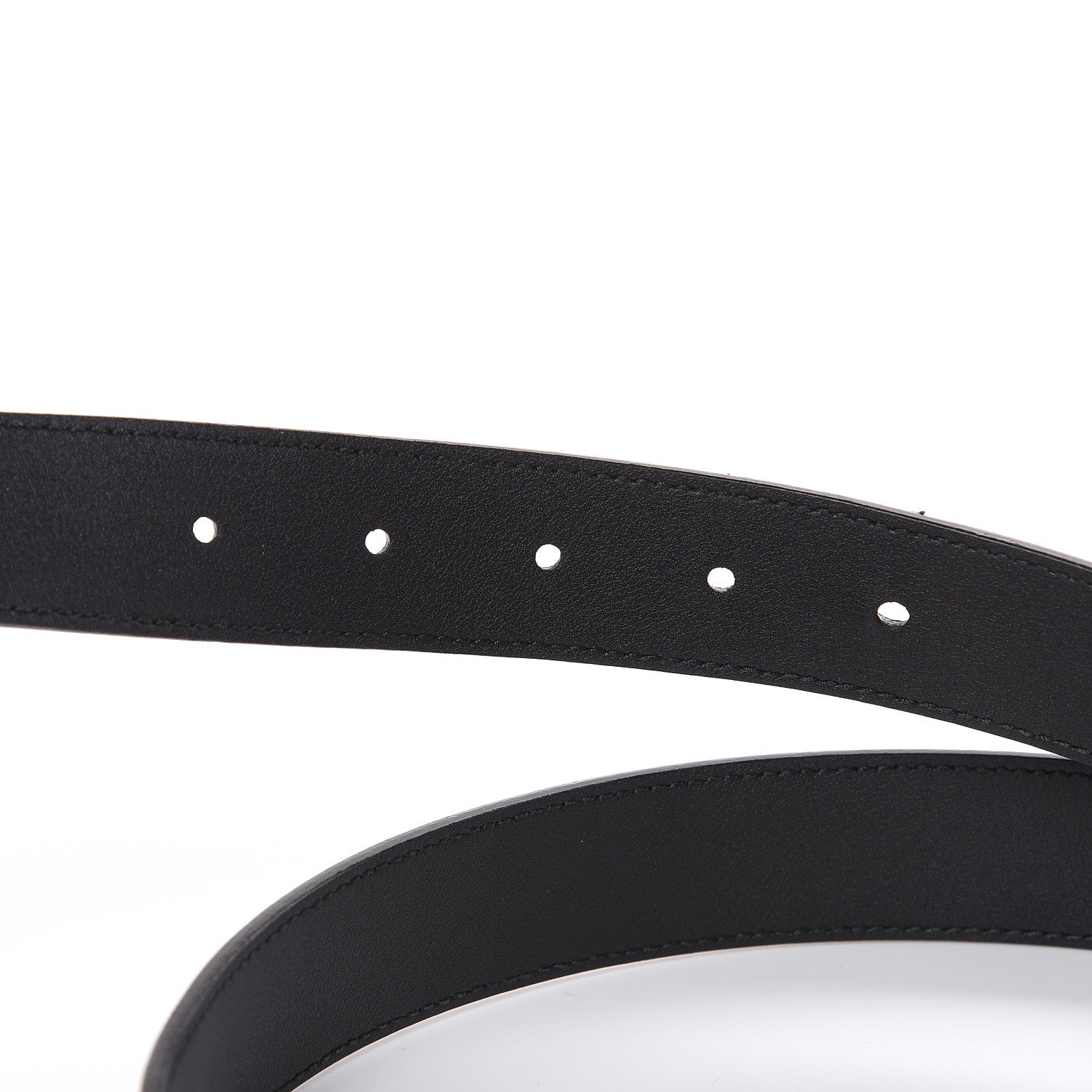 Gucci Calfskin Double G 30mm Belt 80 32 Black 4 of 6