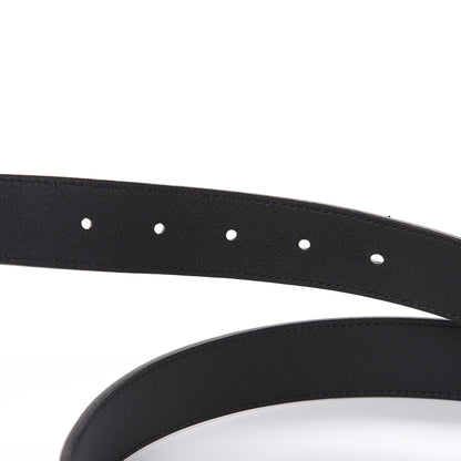 Gucci Calfskin Double G 30mm Belt 80 32 Black 4 of 6