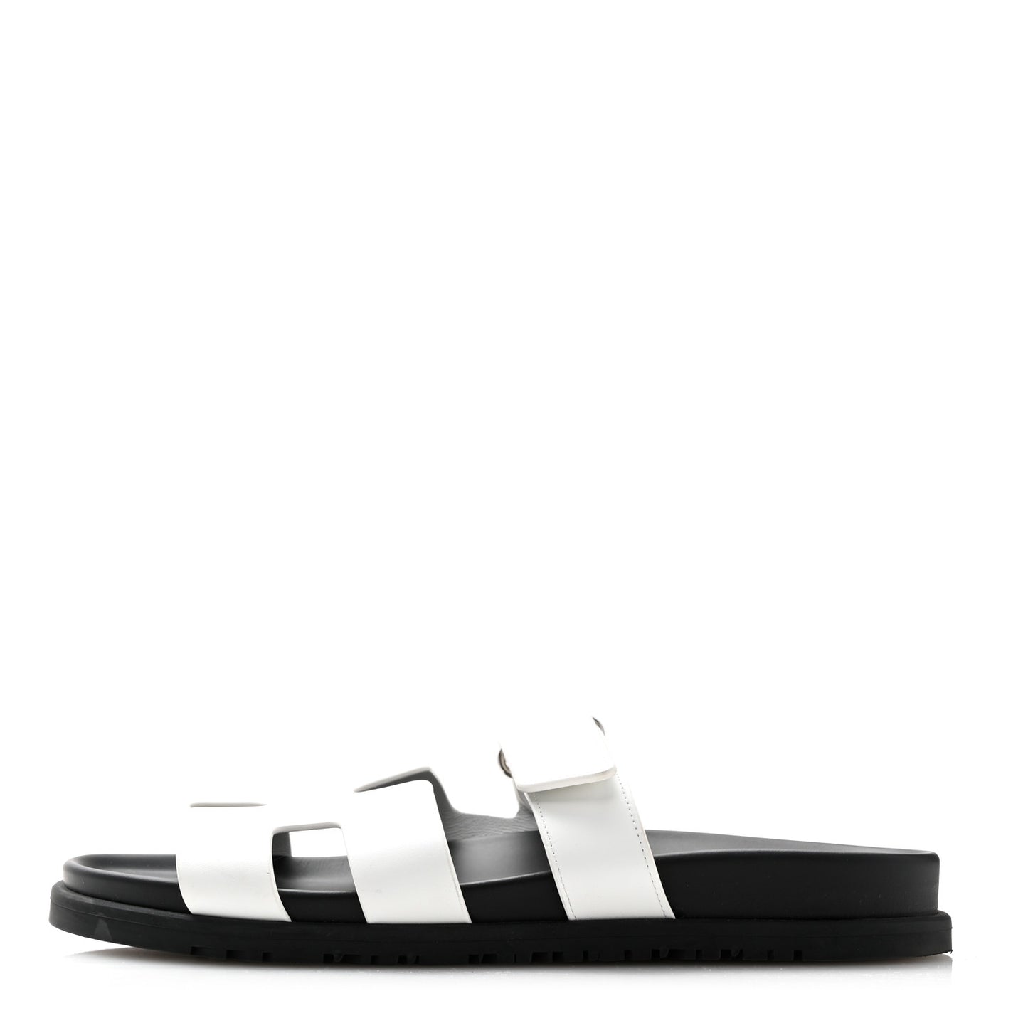 Calfskin Womens Chypre Sandals 40 White