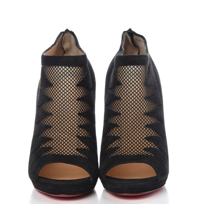 Christian Louboutin Suede Disorder 120 Booties 38.5 Black 2 of 8
