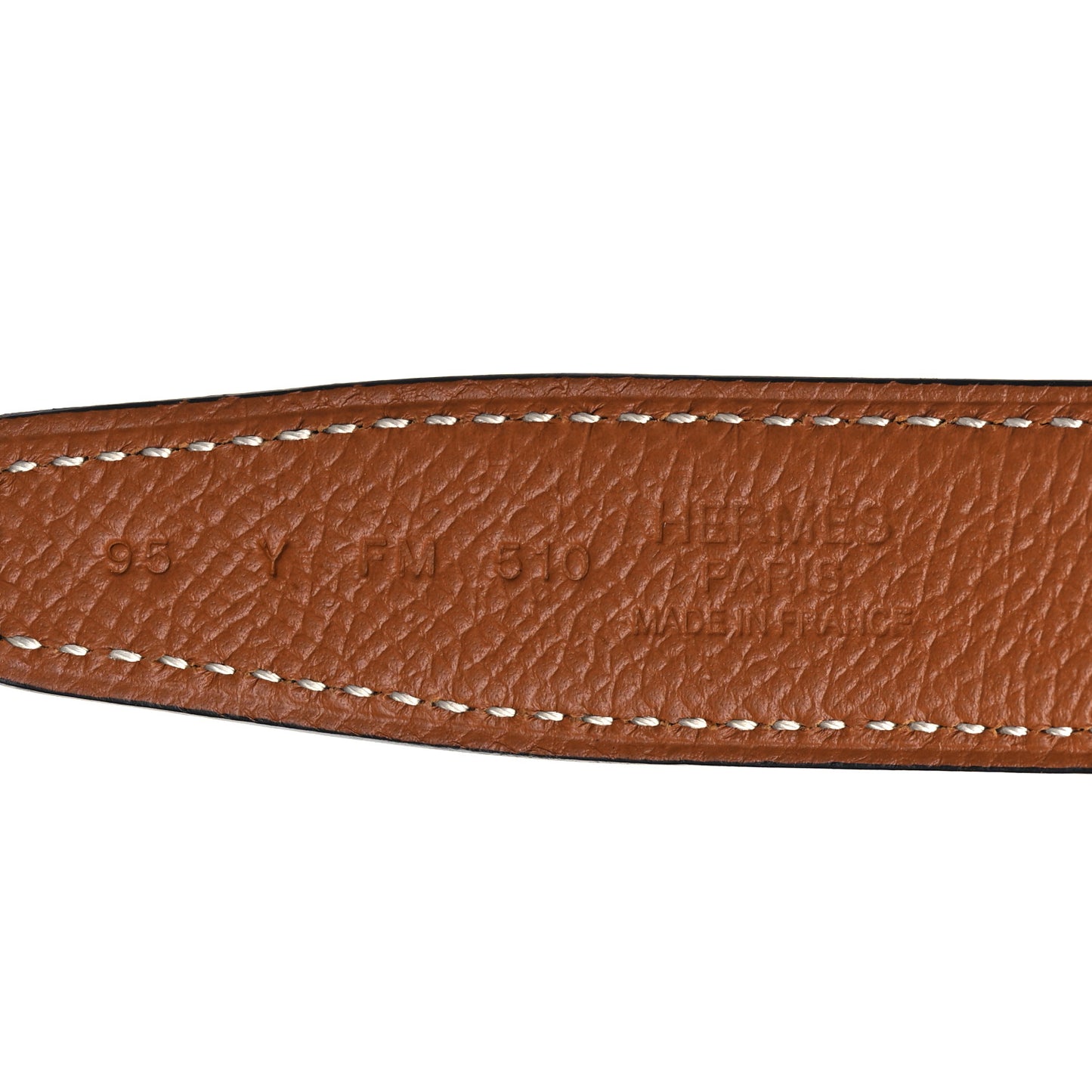 Swift Epsom 24mm Mini Constance H Belt 95 Black Gold
