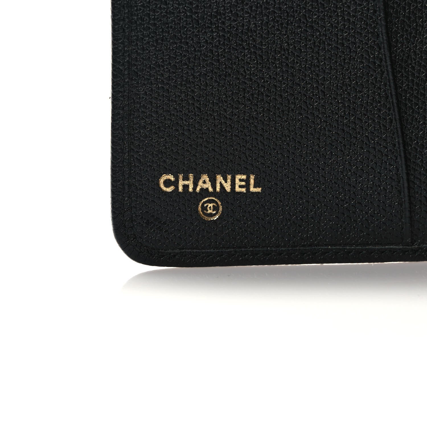 Chanel Grained Calfskin CC Button Pocket Agenda Cover Black 5 of 6