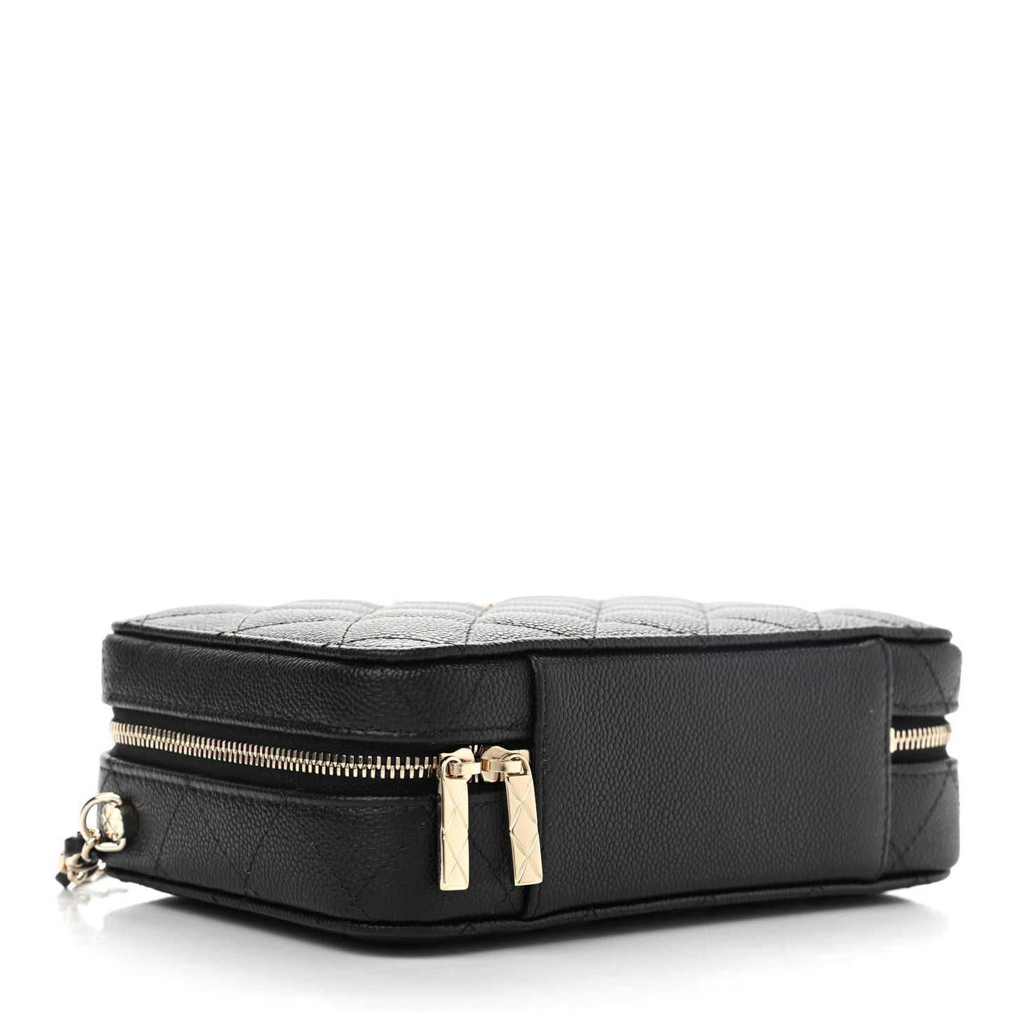Caviar Quilted Vanity Case Black