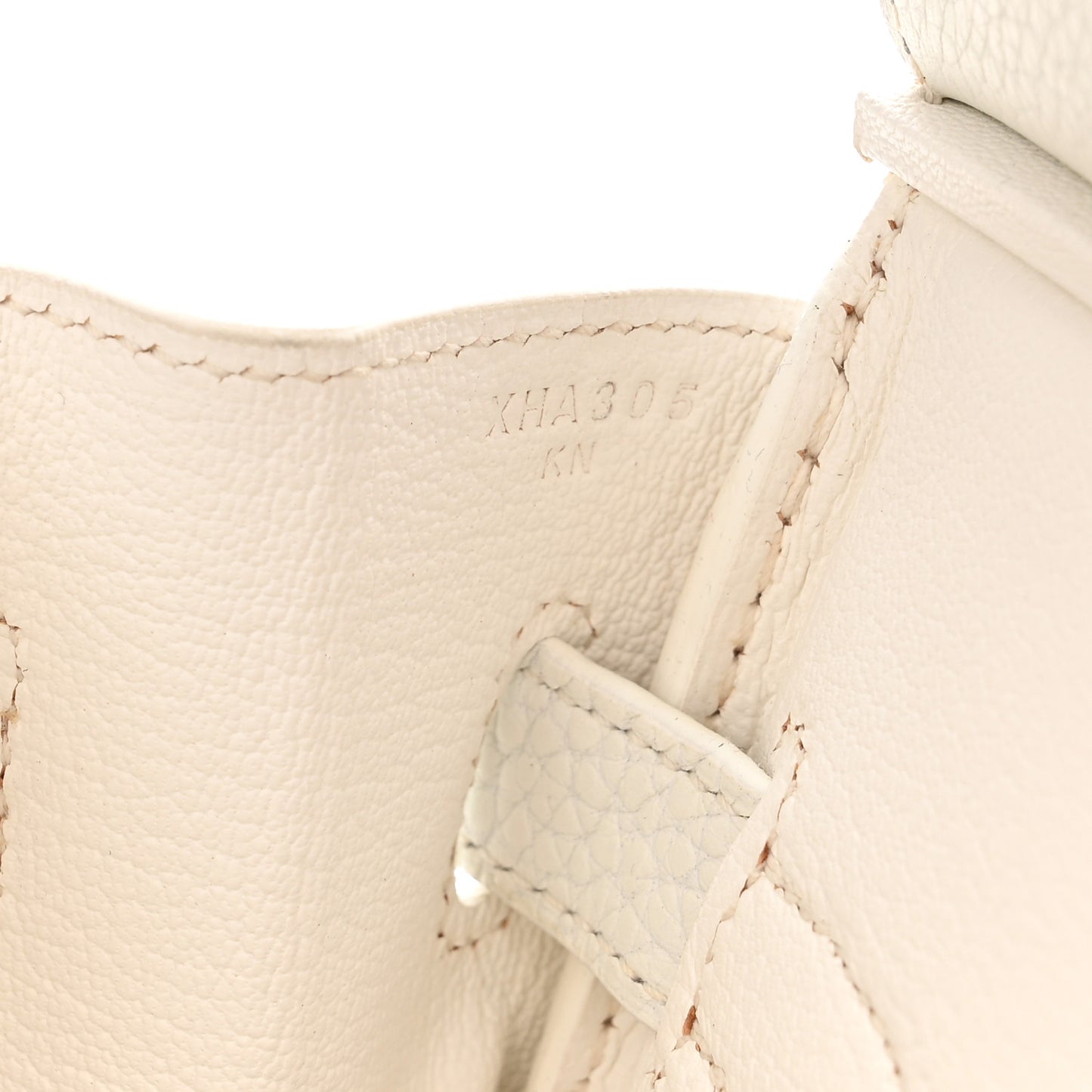 Taurillon Clemence Birkin 30 White