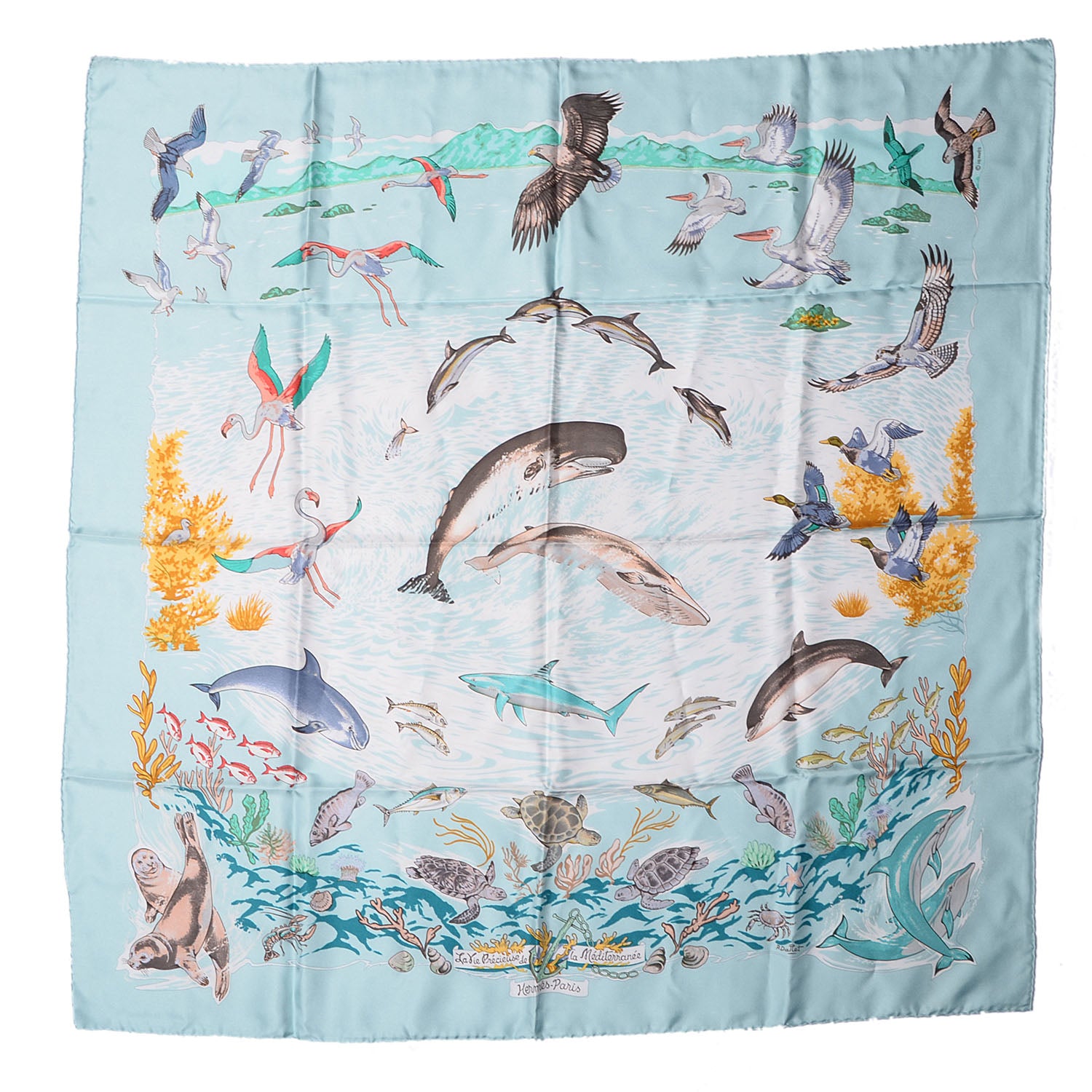 Hermes Silk La Vie Precieuse de La Mediterranee Scarf 90 2 of 5
