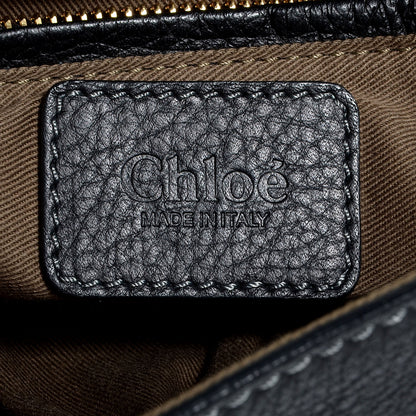 Chloe Calfskin Medium Marcie Top Handle Bag Black 7 of 10