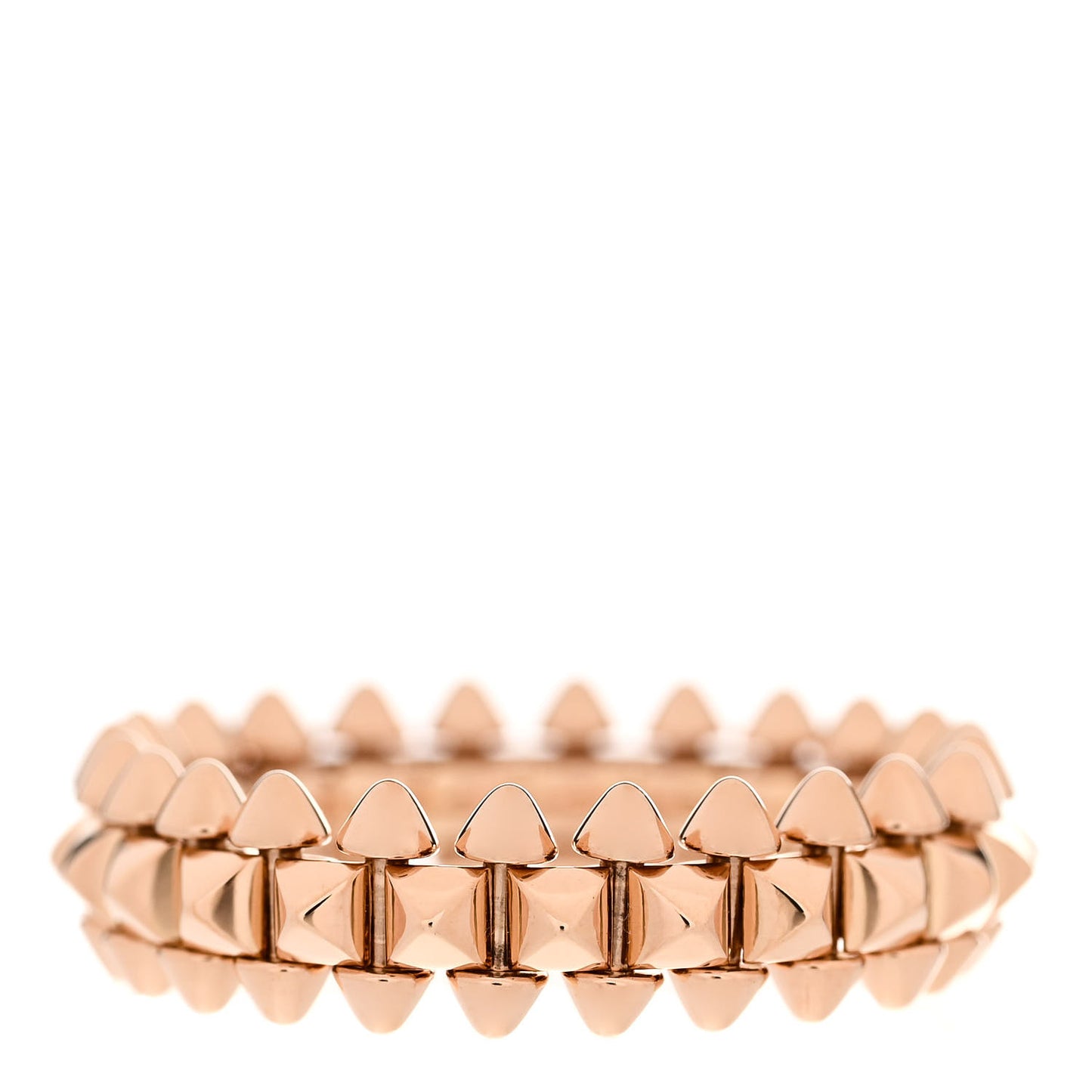 18K Pink Gold SM Clash De Cartier Ring 57 8