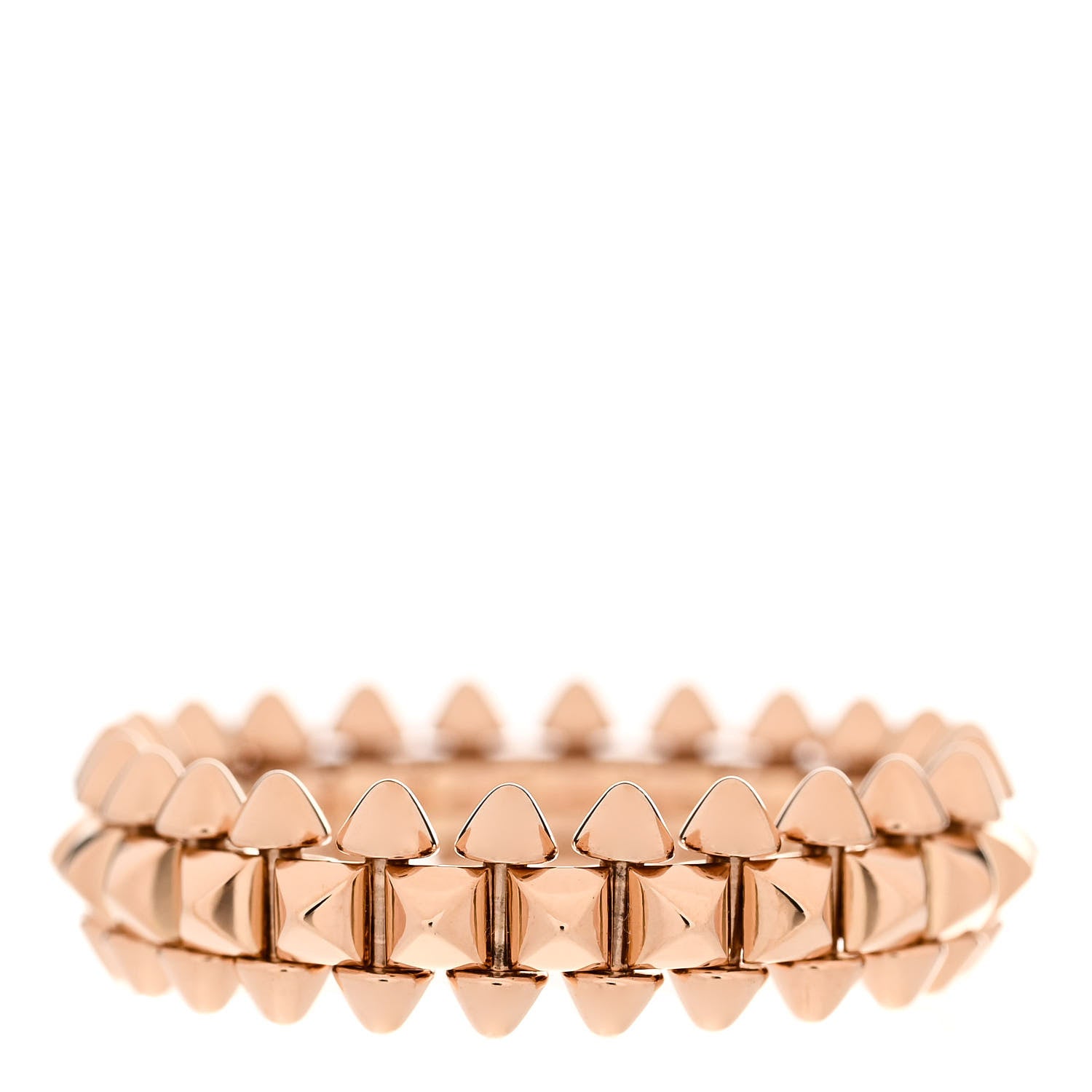 Cartier 18K Pink Gold SM Clash De Cartier Ring 57 8 3 of 5