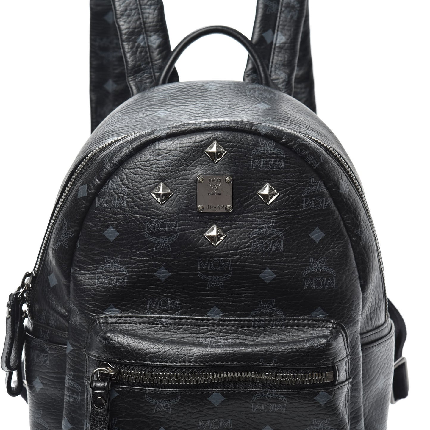 Visetos Studded Small Dual Stark Backpack Black