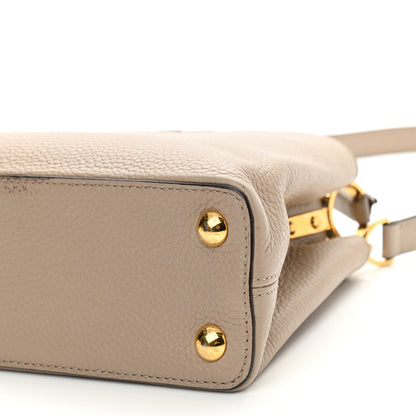 Louis Vuitton Taurillon Capucines BB Galet 9 of 10
