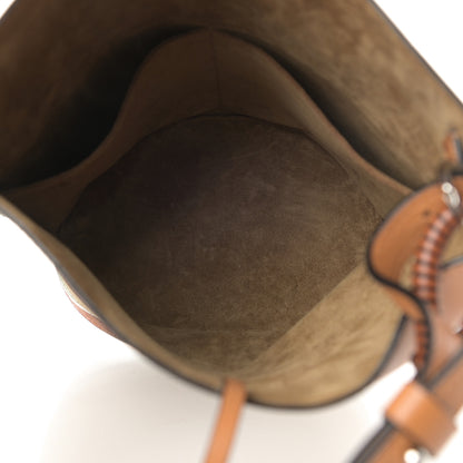 Loewe Calfskin Snakeskin Marine Gate Bucket Bag Multicolor 5 of 10