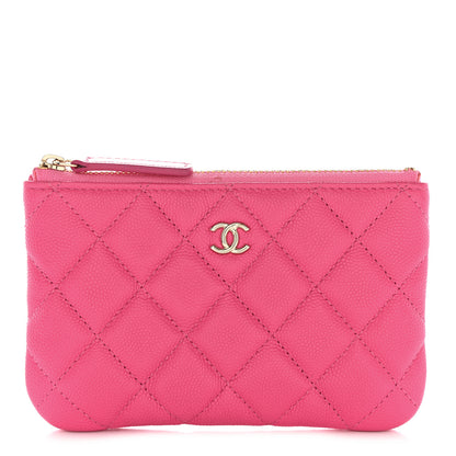 Chanel Caviar Quilted Small Cosmetic Case Pink 1 of 9