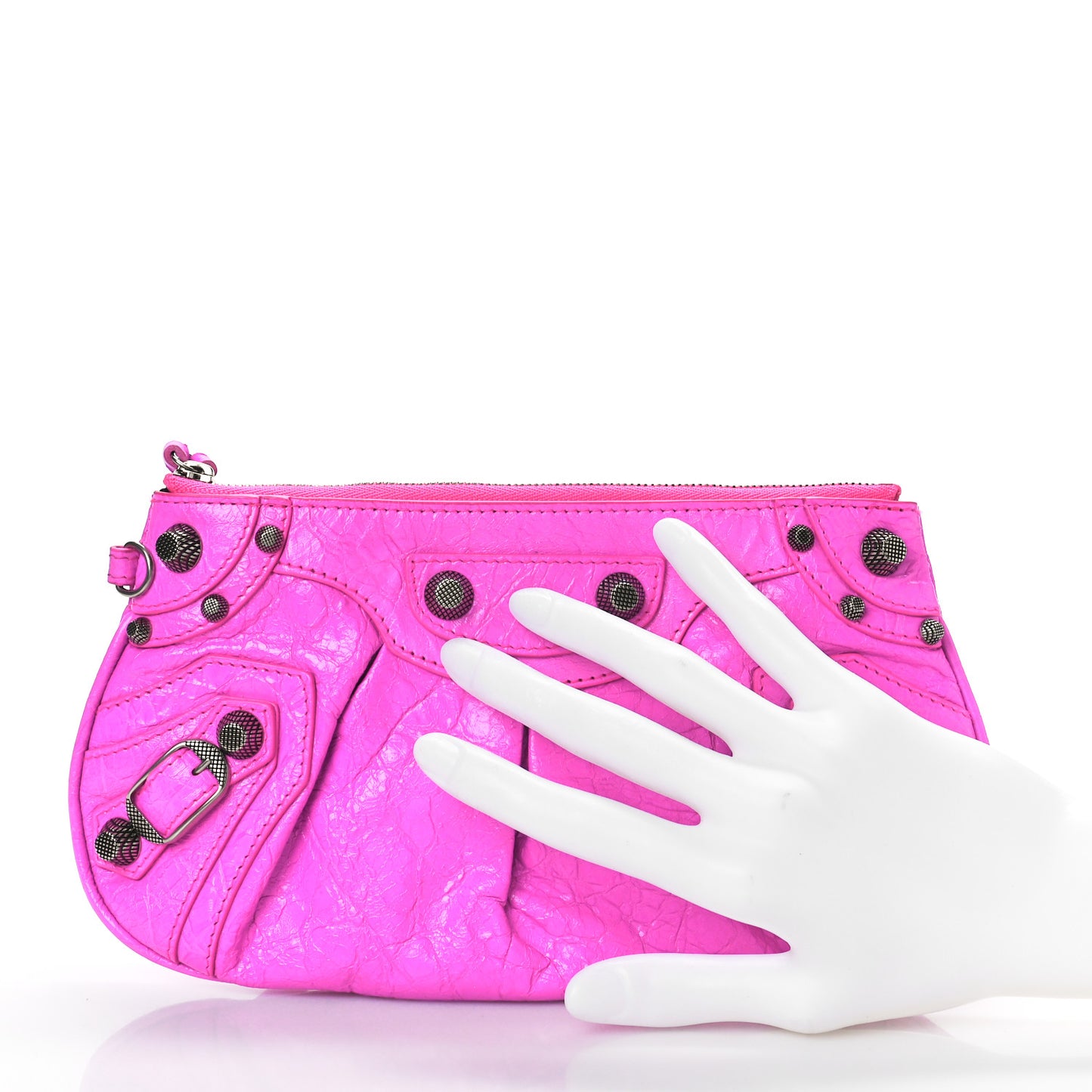 Agneau Arena Mini Le Cagole Multi Pouch Lipstick Pink