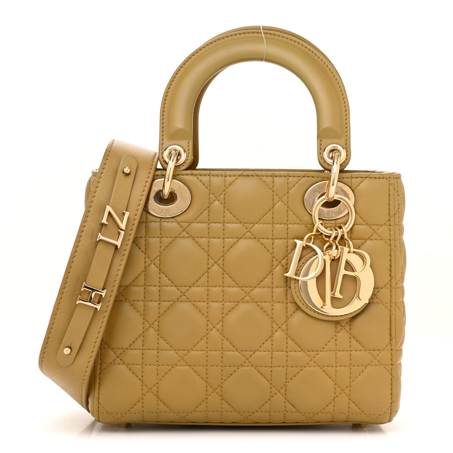 Lambskin Cannage Small My ABCDior Lady Dior Light Brown