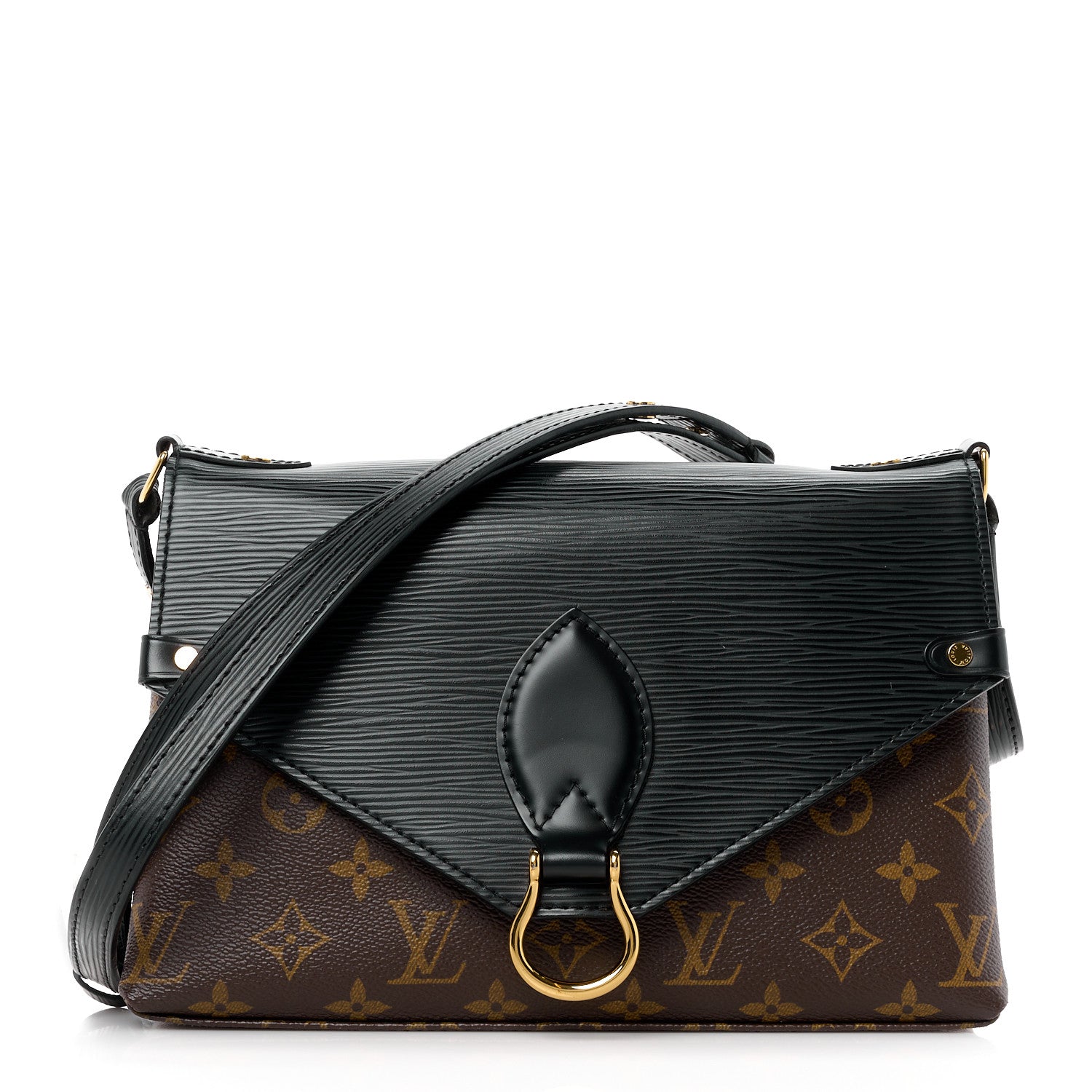 Louis Vuitton LOUIS VUITTON Epi Monogram Saint Michel Black 1 of 10
