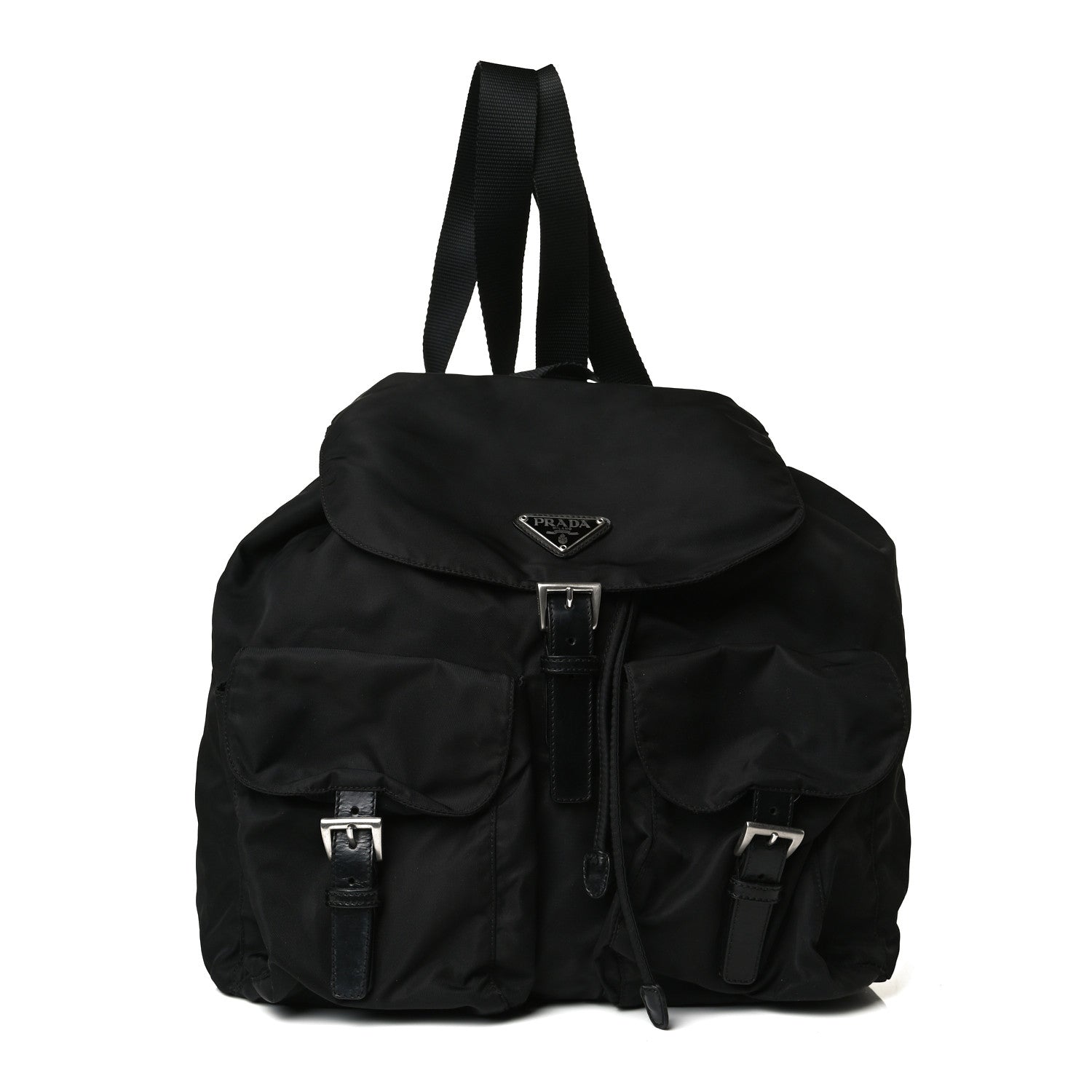 Prada Nylon Vela Medium Backpack Black 1 of 22