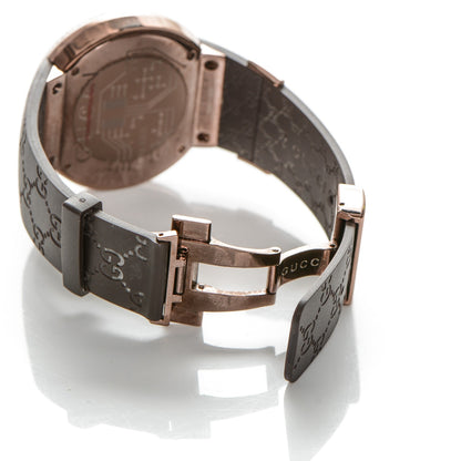Gucci Stainless Steel Rubber 45mm Digital I-Gucci Watch Brown 7 of 9