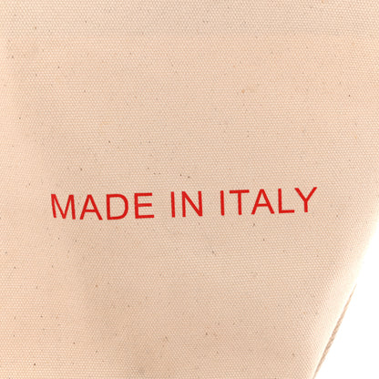 Celine Textile Medium Made In Tote Natural Natural Red 7 of 14