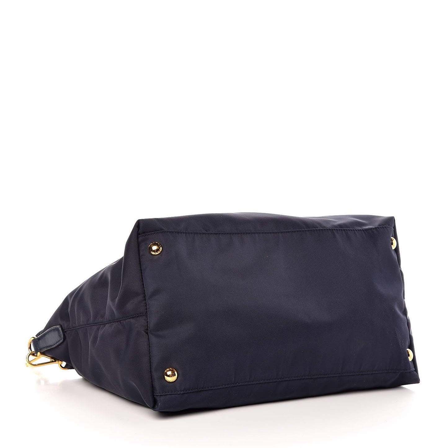 Tessuto Nylon Saffiano Tote Blue