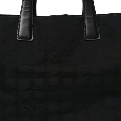 Chanel Nylon Large Travel Tote Black 8 of 10