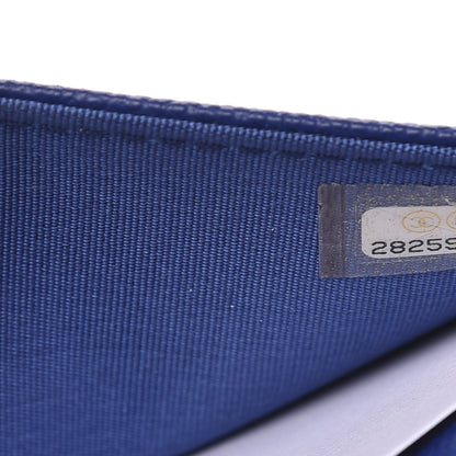 Chanel Caviar Quilted Vintage Mademoiselle Wallet On Chain WOC Blue 8 of 12
