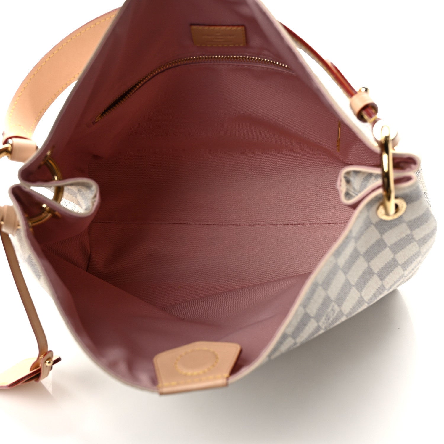 Louis Vuitton Damier Azur Graceful PM Rose Ballerine 5 of 9