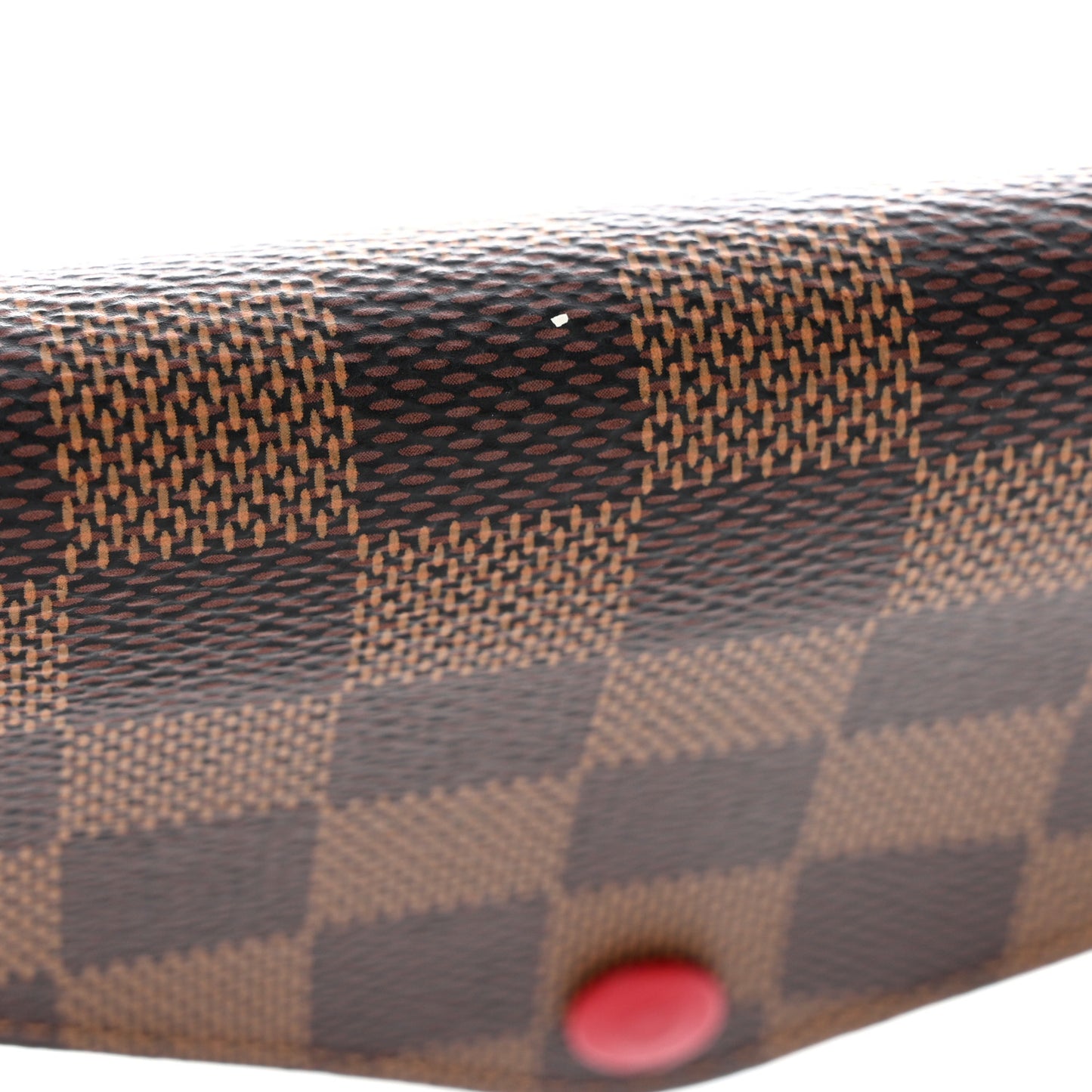 Damier Ebene Josephine Wallet Red