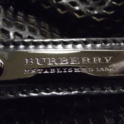 Burberry Perforated Leather Belted Bag Black 10 of 10