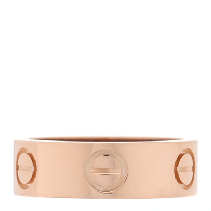 Cartier 18K Pink Gold 5.5mm LOVE Wedding Band Ring 48 4.5 1 of 4