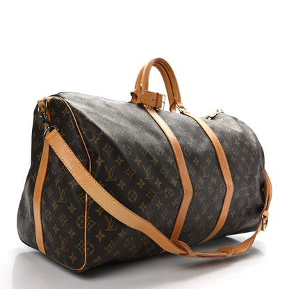 Louis Vuitton Monogram Keepall Bandouliere 55 2 of 11
