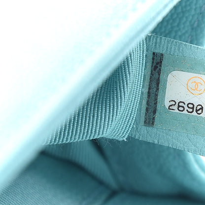 Chanel Caviar Quilted Small Boy Flap Light Blue 7 of 9