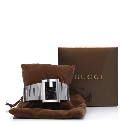 Gucci Stainless Steel 38mm 100M G-Rectangle Quartz Watch Black 7 of 7