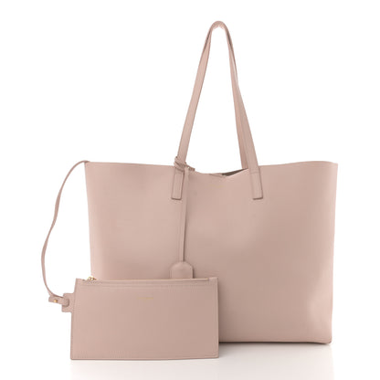 Saint Laurent Calfskin Large Shopping Tote Pale Blush 3 of 17