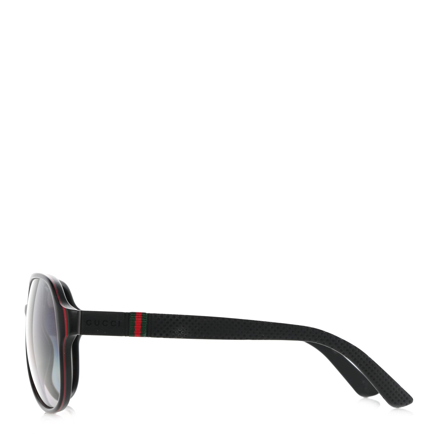 Gucci Acetate Polarized Web Aviator Sunglasses GG 1065/S Black 3 of 8