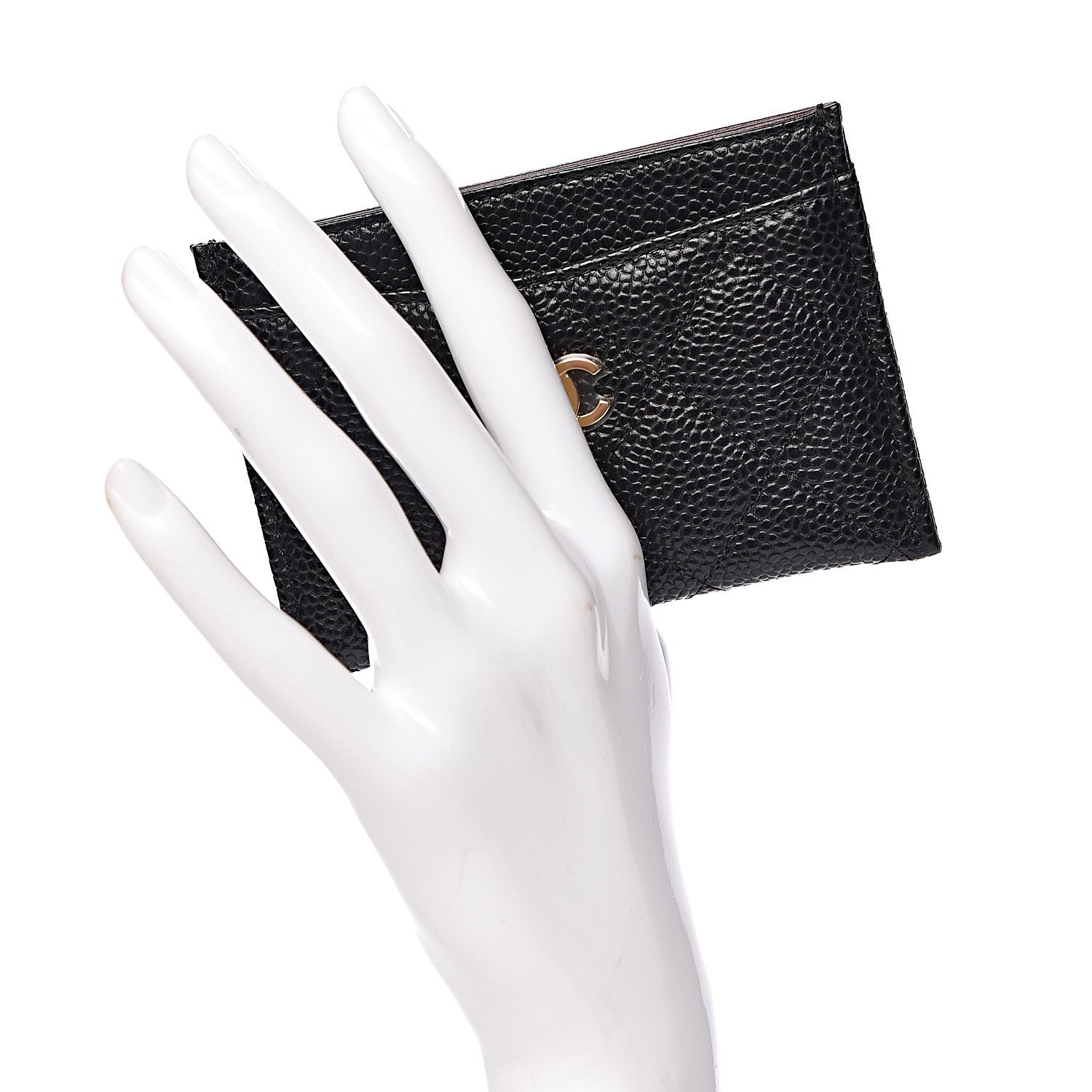 Chanel Caviar Quilted Card Holder Black 2 of 9