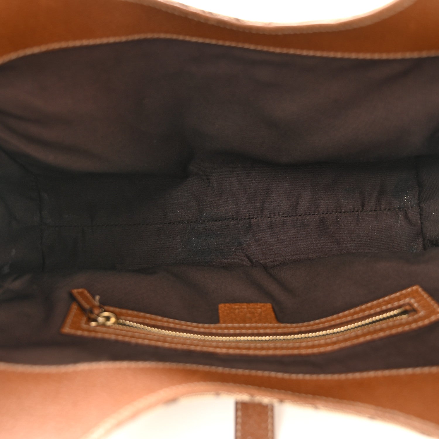 Gucci Monogram Calfskin Large Bardot Shoulder Bag Brown 4 of 14