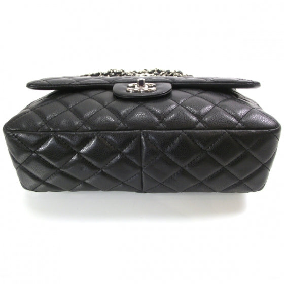 Caviar Jumbo Flap Black