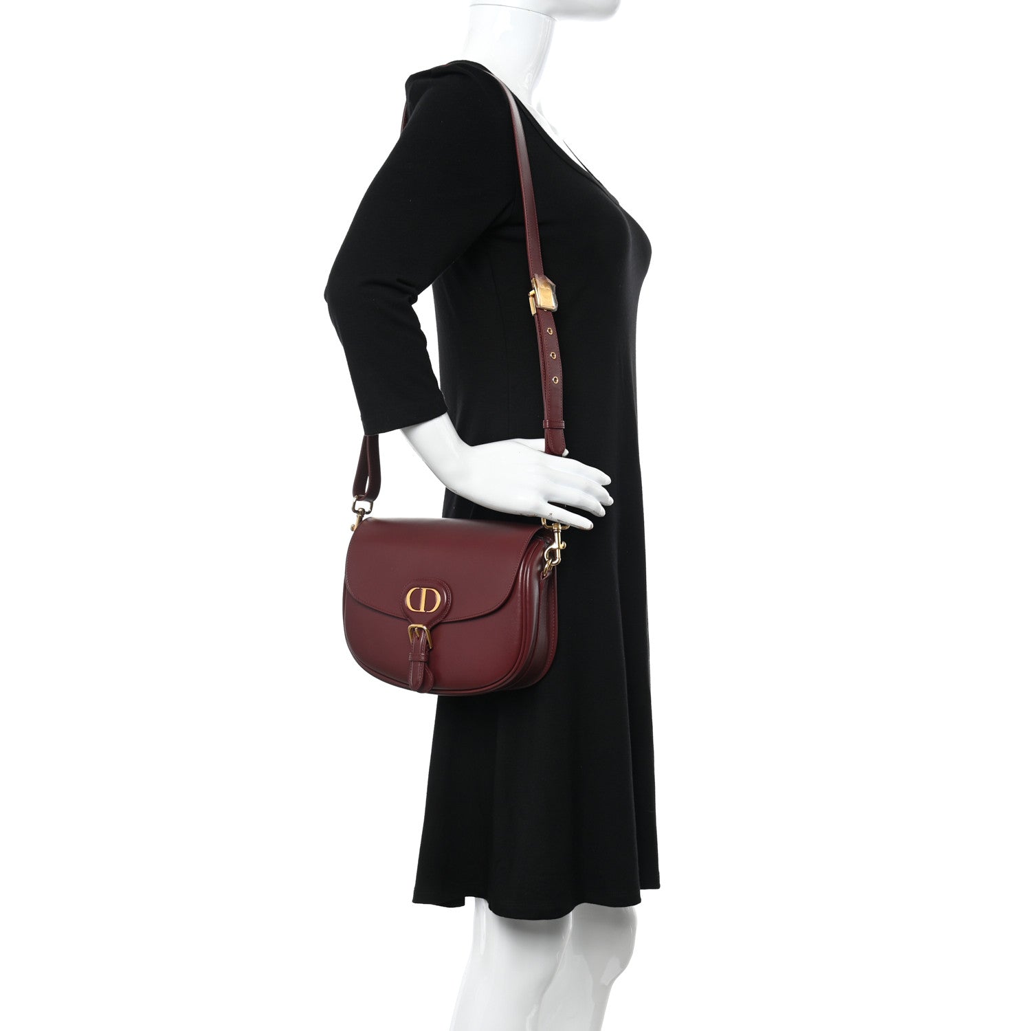 Christian Dior Box Calfskin Medium Bobby Flap Red Bricks 2 of 10