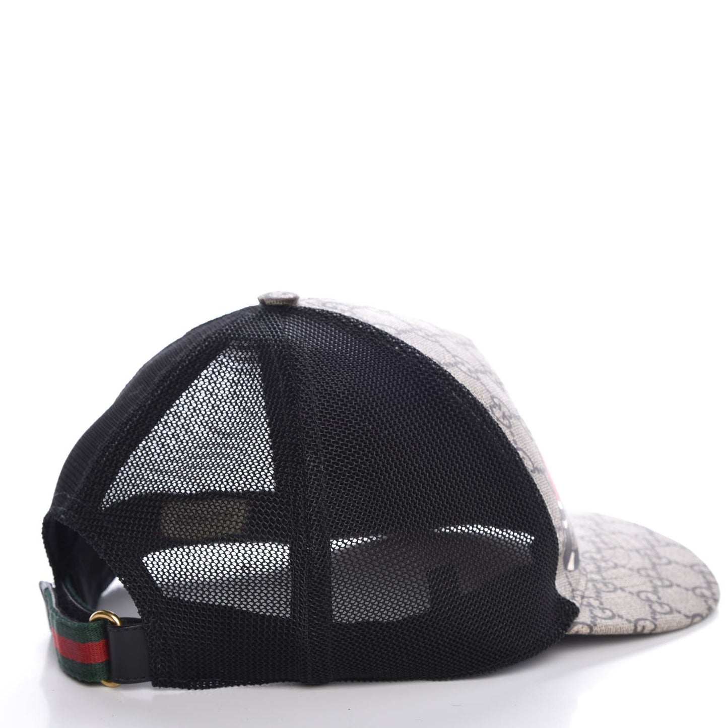GG Supreme Monogram Kingsnake Print Baseball Hat XL 60 Beige