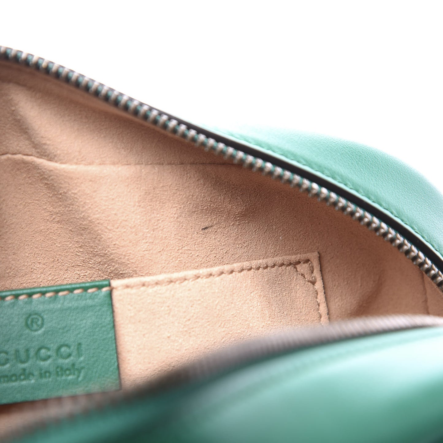 Calfskin Matelasse Small GG Marmont Chain Shoulder Bag Emerald Green
