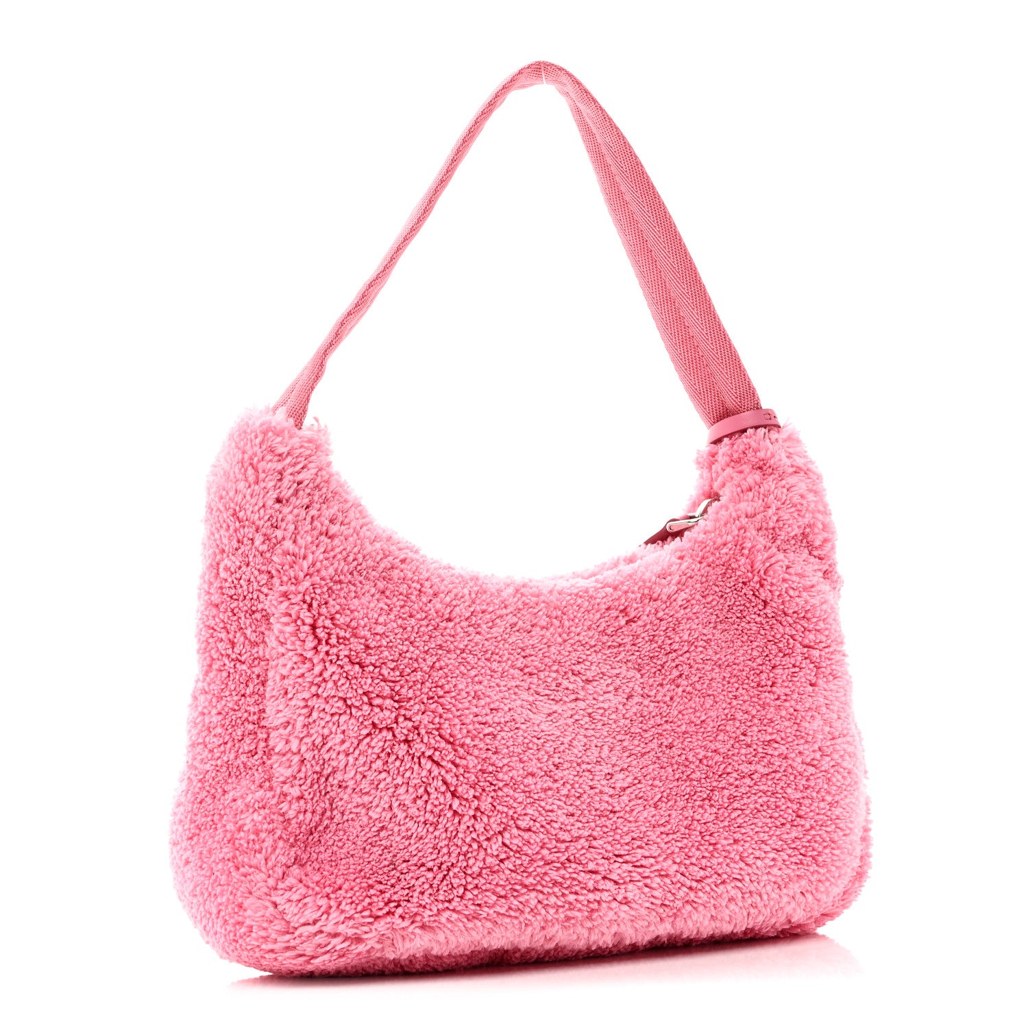 Prada Terry Cloth Mini Re-Edition 2000 Bag Petalo Black 3 of 10