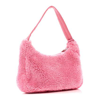 Prada Terry Cloth Mini Re-Edition 2000 Bag Petalo Black 3 of 10
