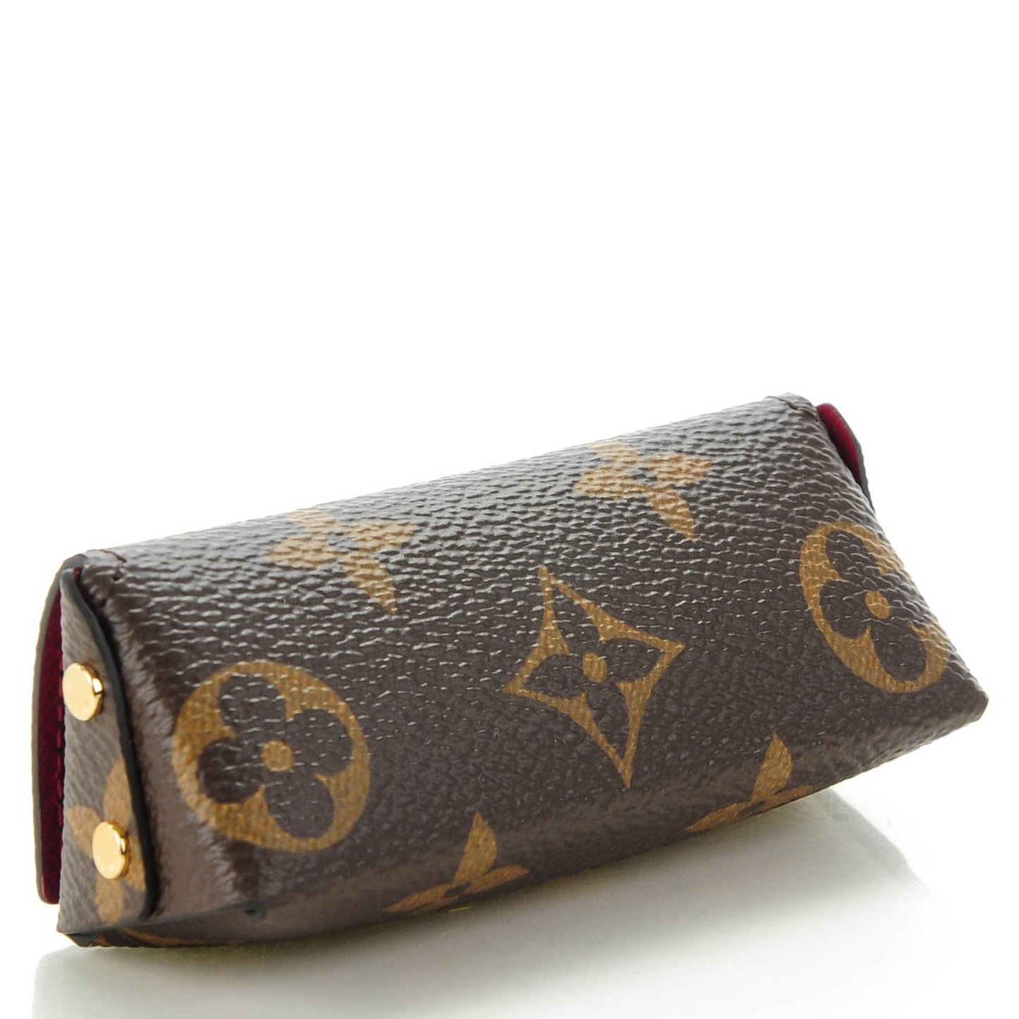 Monogram Lipstick Case Fuchsia