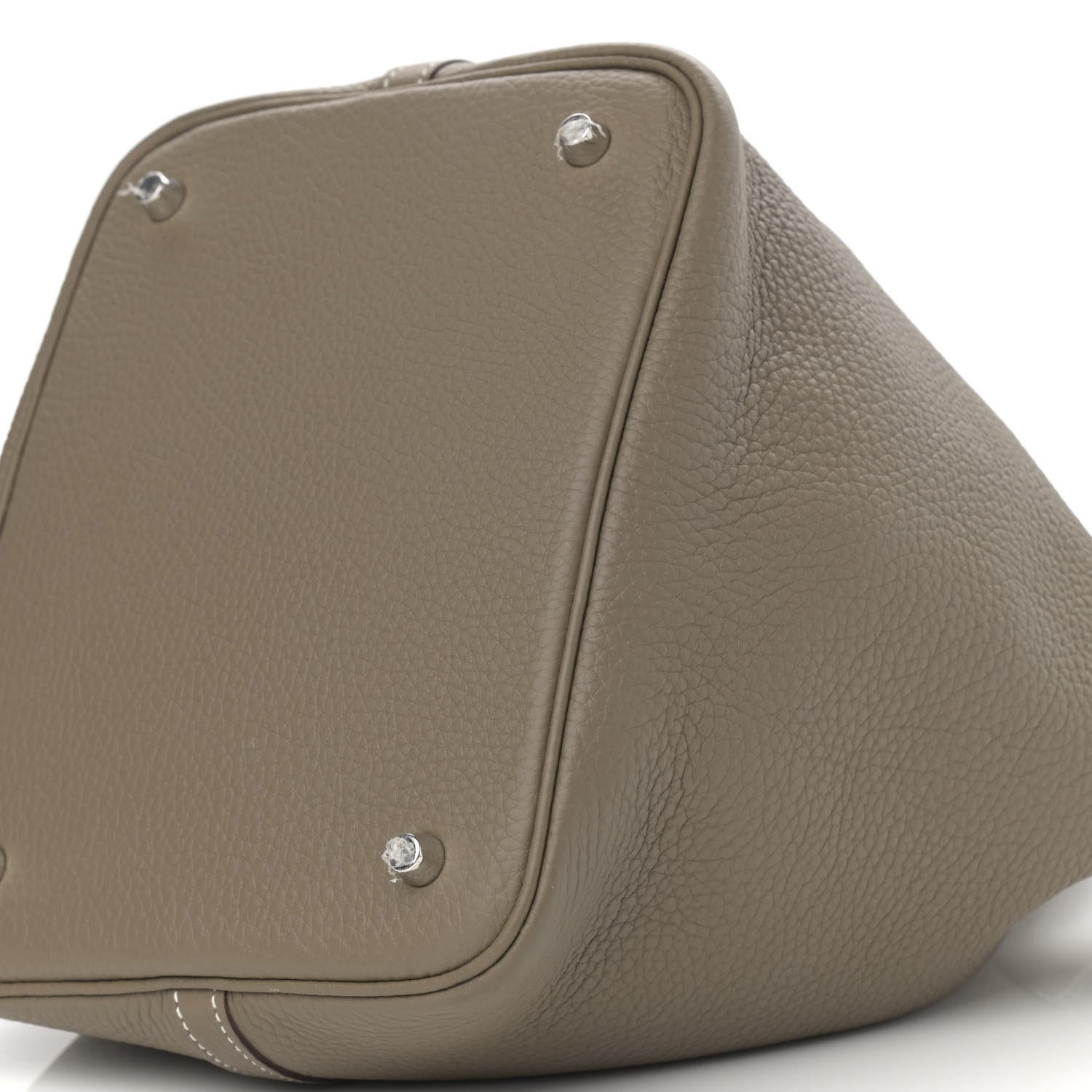 Hermes Taurillon Clemence Picotin Lock 22 MM Etoupe 10 of 12